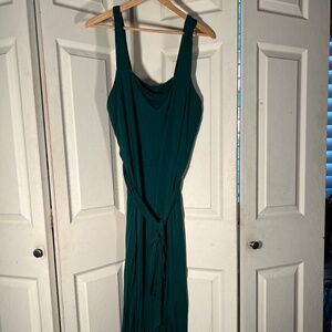 Sugar + Lips Green Dress with Tie Size 2XL